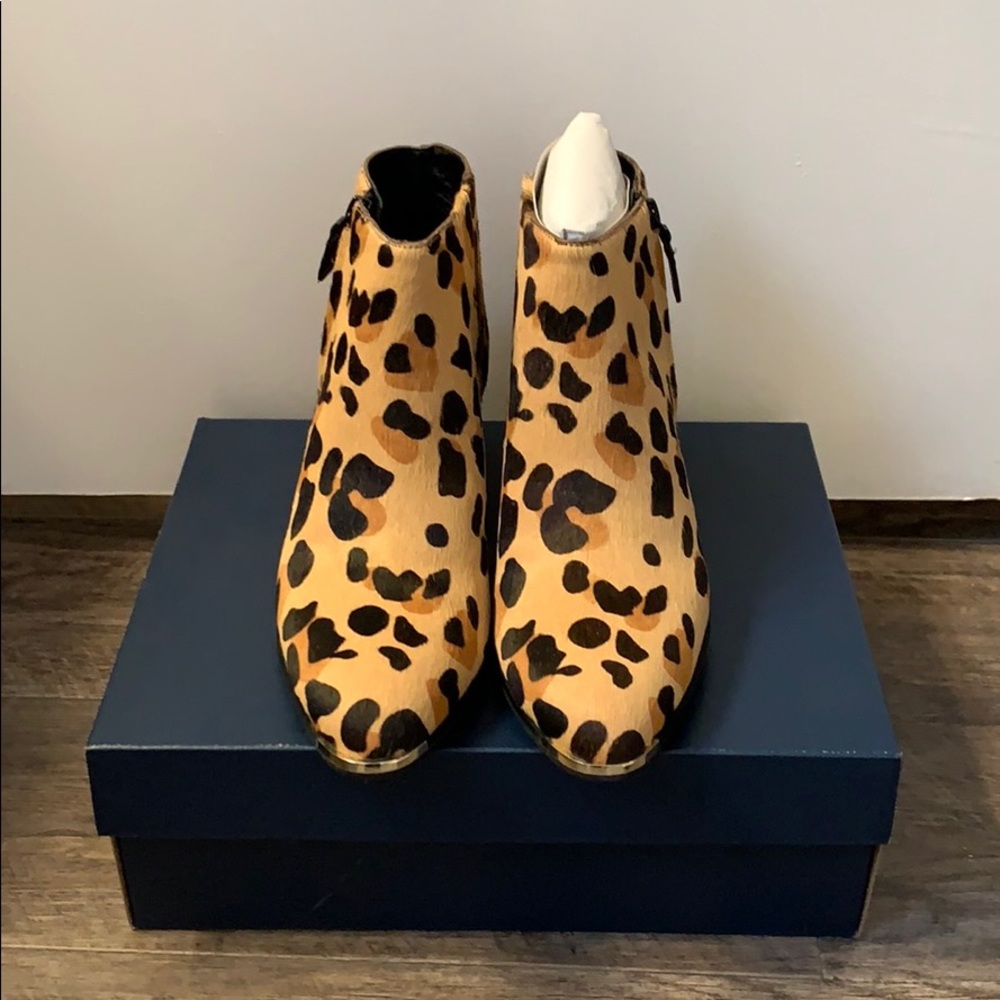 New Cole Haan Leopard Boots 7.5